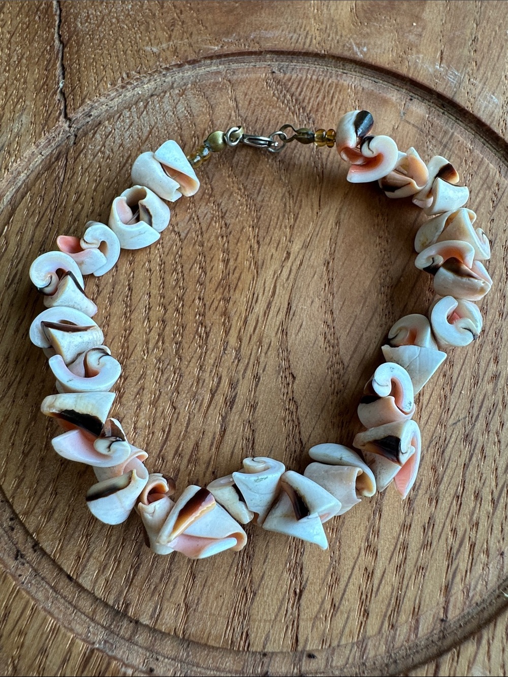 VTG Strawberry Conch Bracelet